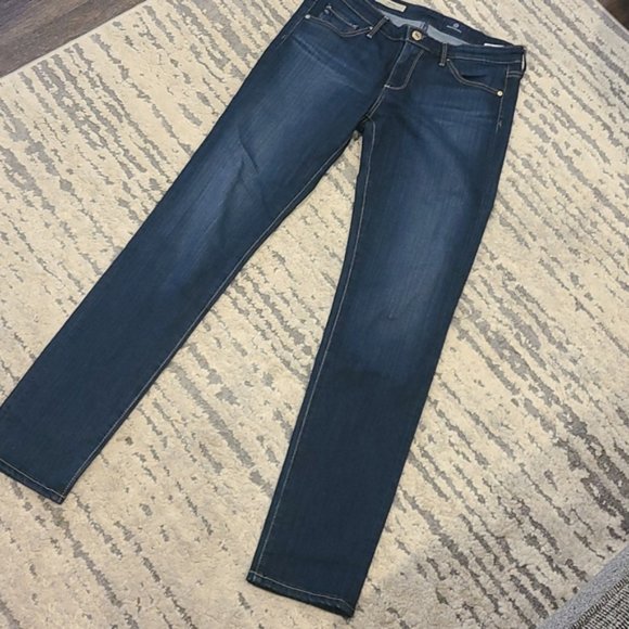 AG Adriano Goldschmied the stilt cigarette leg denim skinny jeans like new - Picture 2 of 8